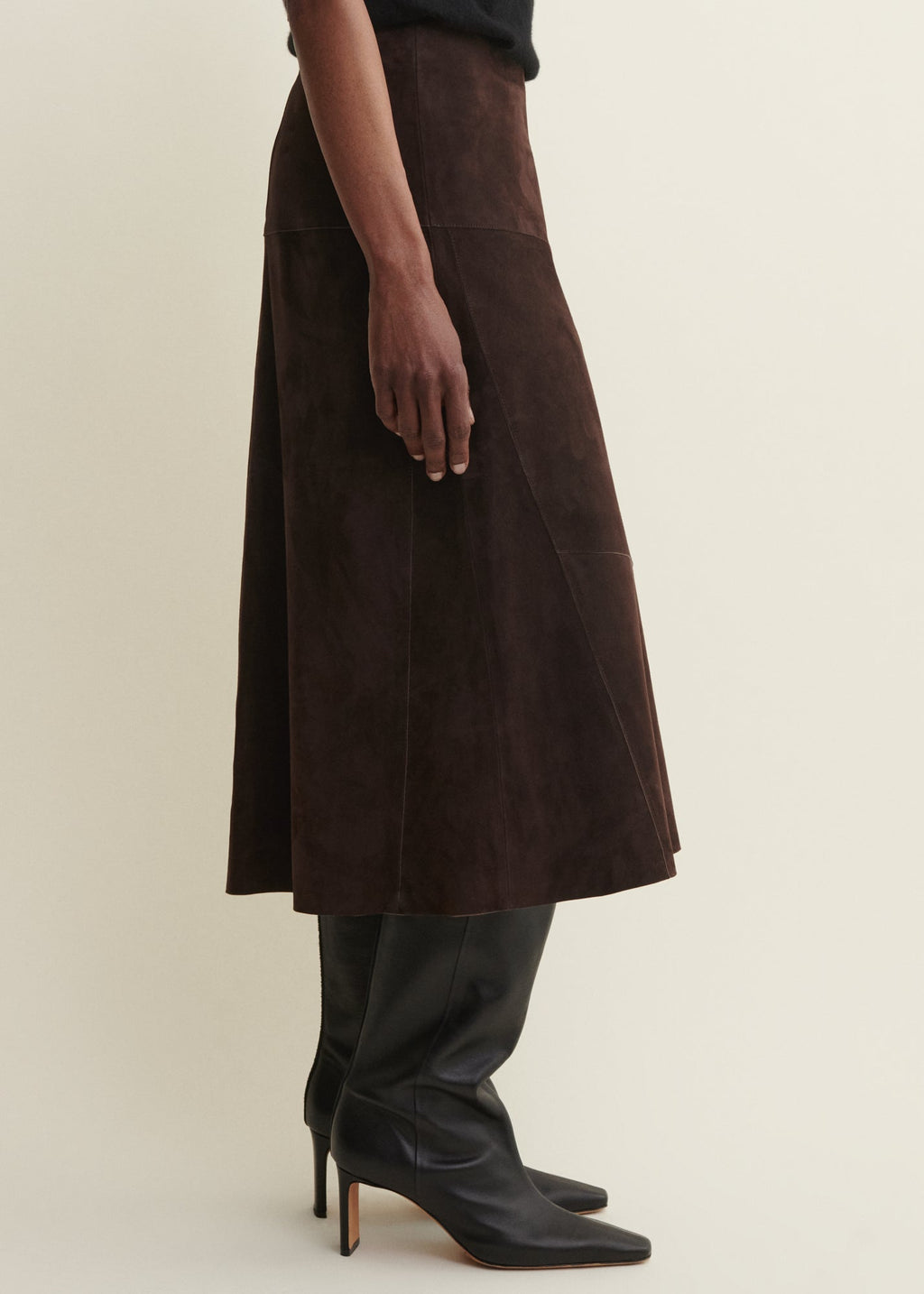 MELITA Goat Suede Skjørt