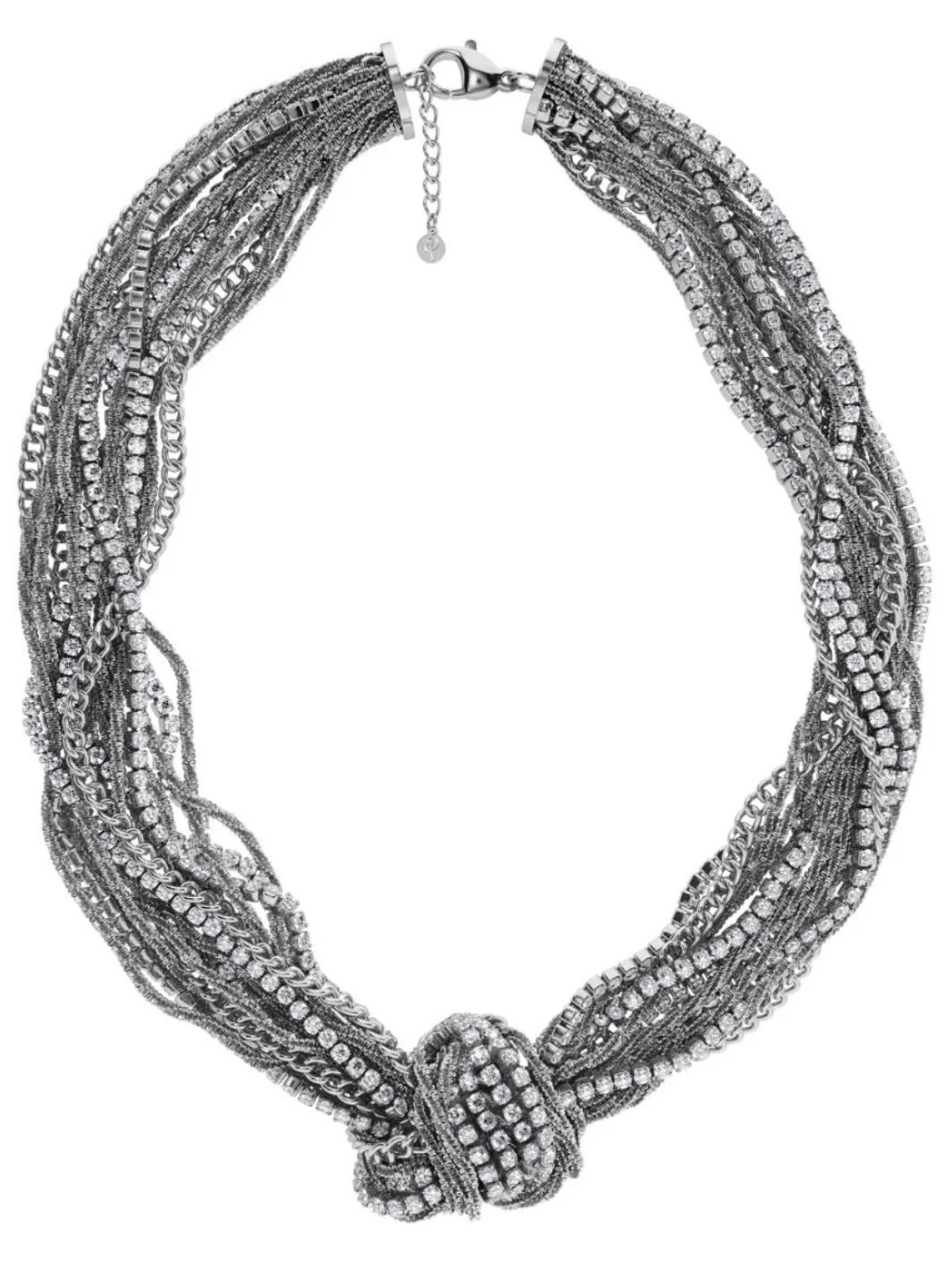 Revel Knot Necklace Steel Smykke