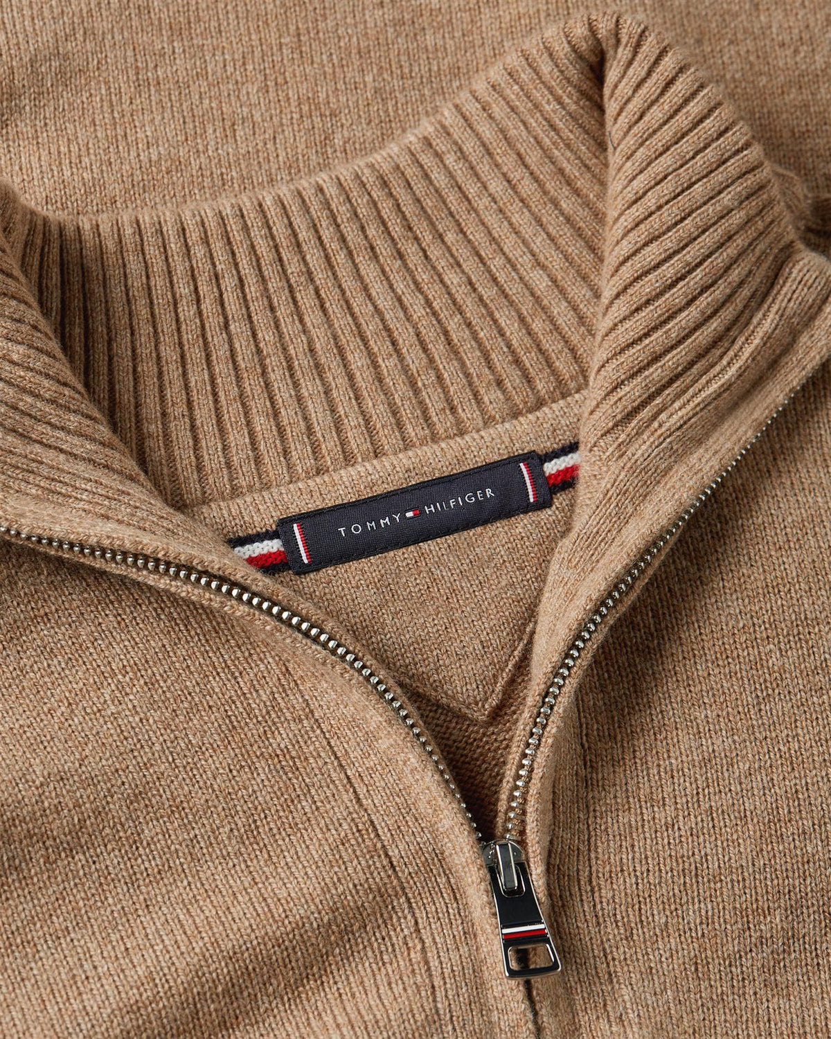 Lambswool Zip Mock