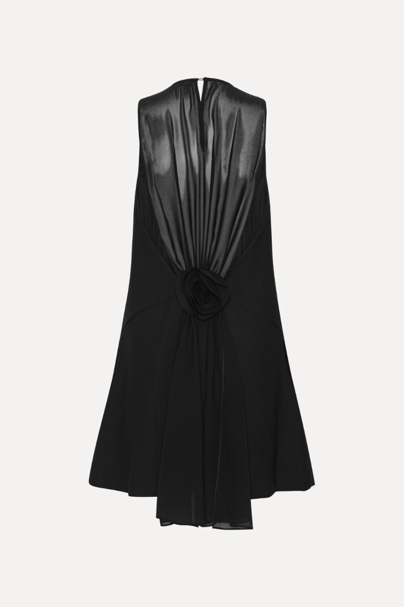 CREPE MINI A-LINE DRESS
