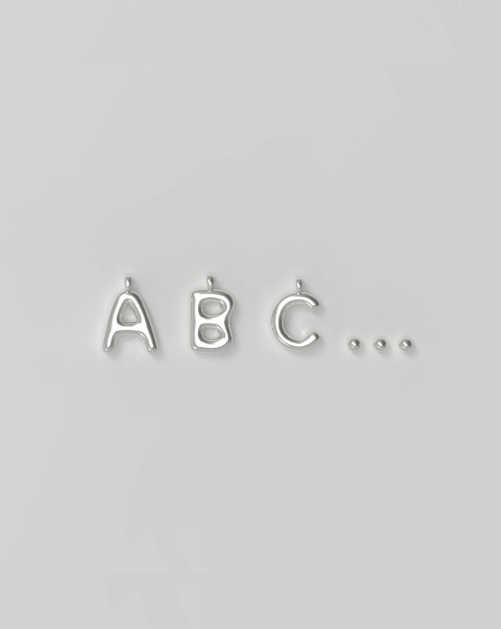 Letter Charm Small - D