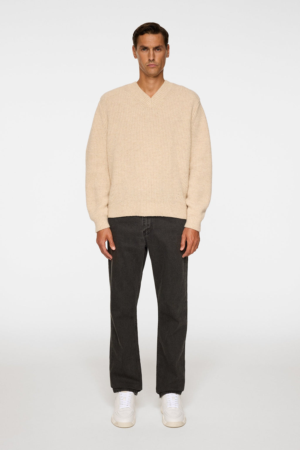 Vitor V-neck Heavy Knit Genser