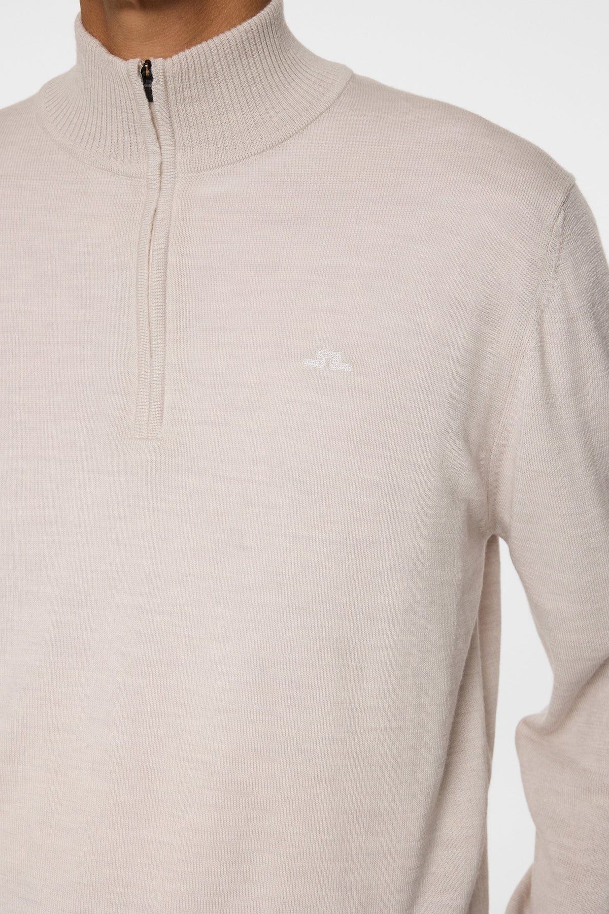 Kiyan Merino Quarter Zip Genser