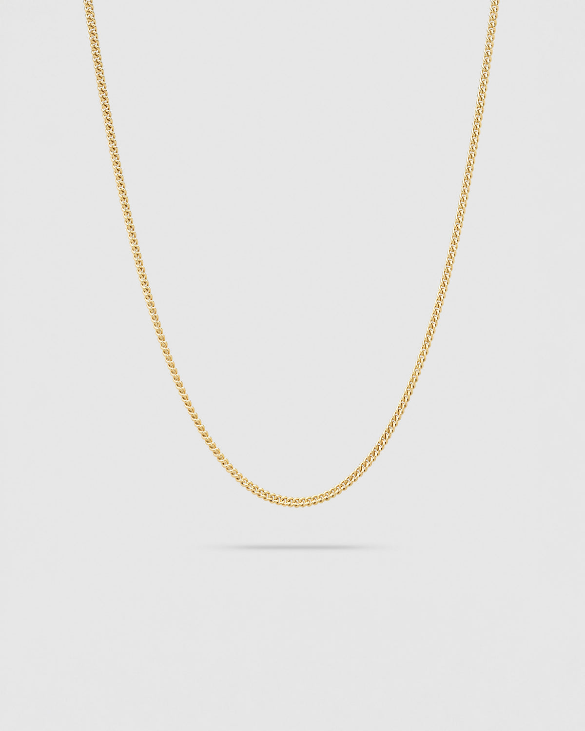 Curb Chain Slim Gold 20.5 Smykke
