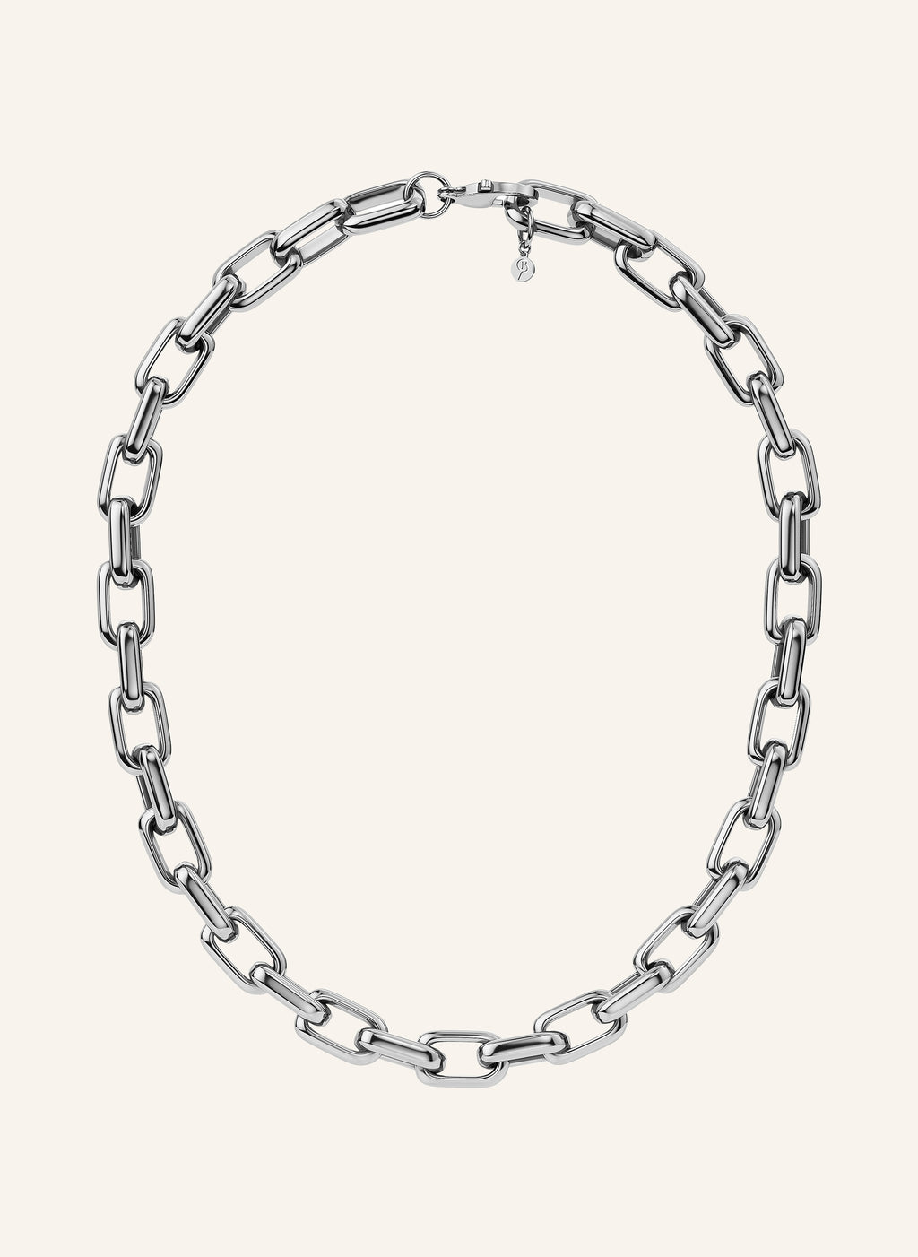 Box Chain Maxi Necklace Steel Smykke