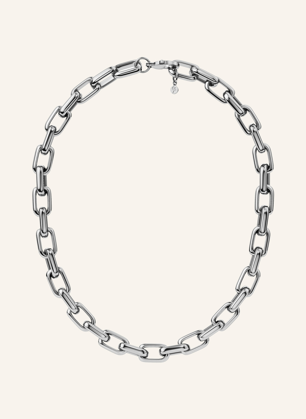 Box Chain Maxi Necklace Steel Smykke