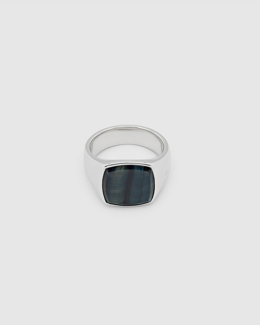 Cushion Blue Hawk Eye (M) Ring