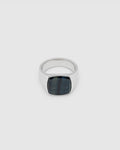 Cushion Blue Hawk Eye (M) Ring