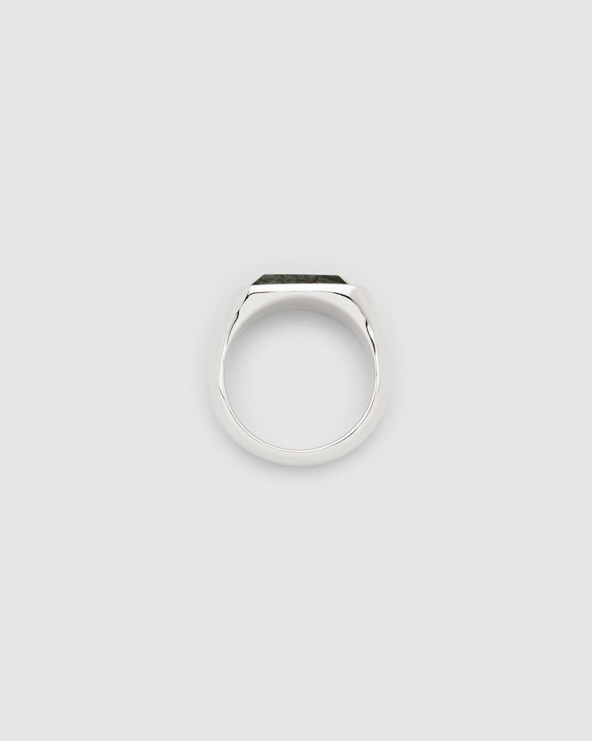 Cushion Green Marble (M) Ring