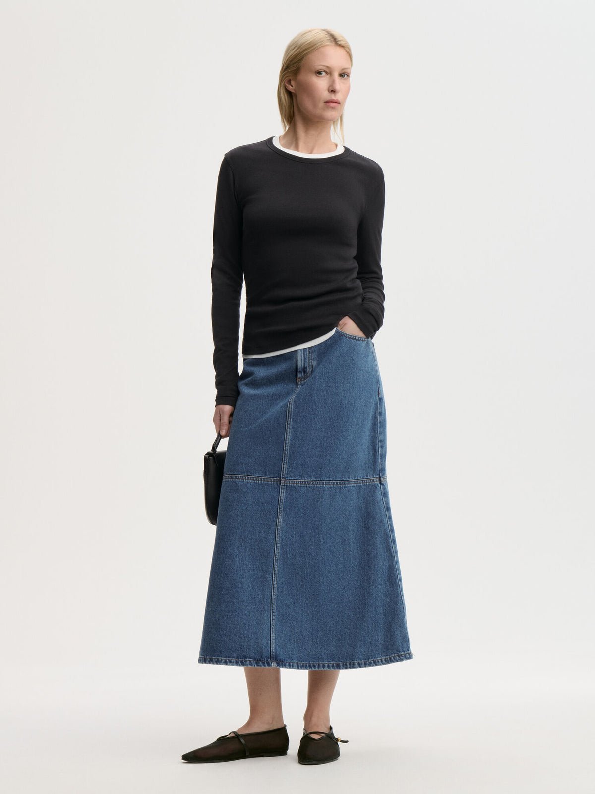 SOLENE DENIM Skjørt