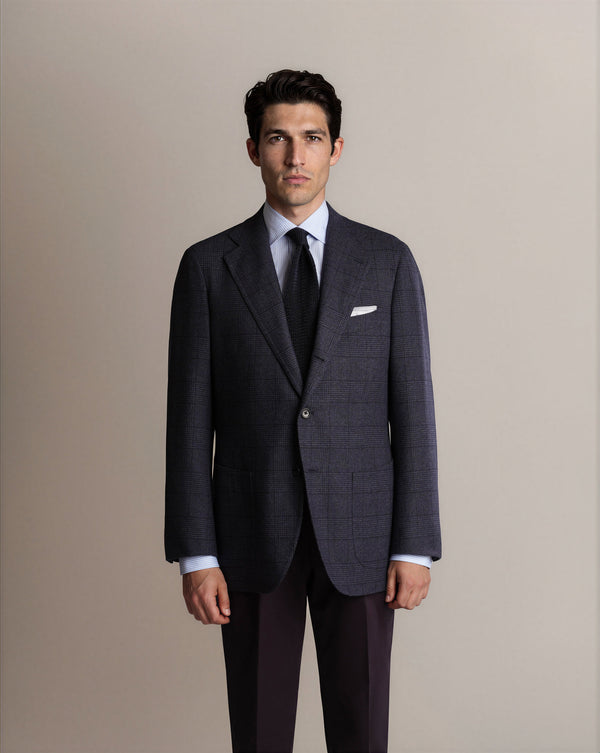 Mod 2 Wool Cashmere Glencheck Jacket