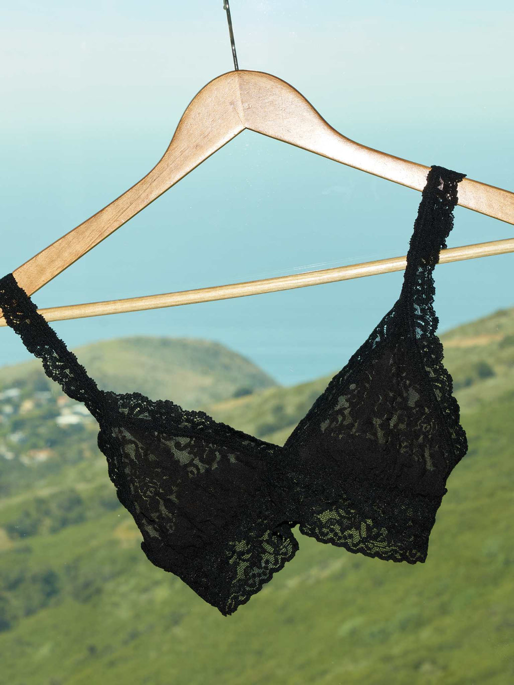 Hanky Panky Signature Lace Crossover Bralette (113P-BLAC) Undertøy