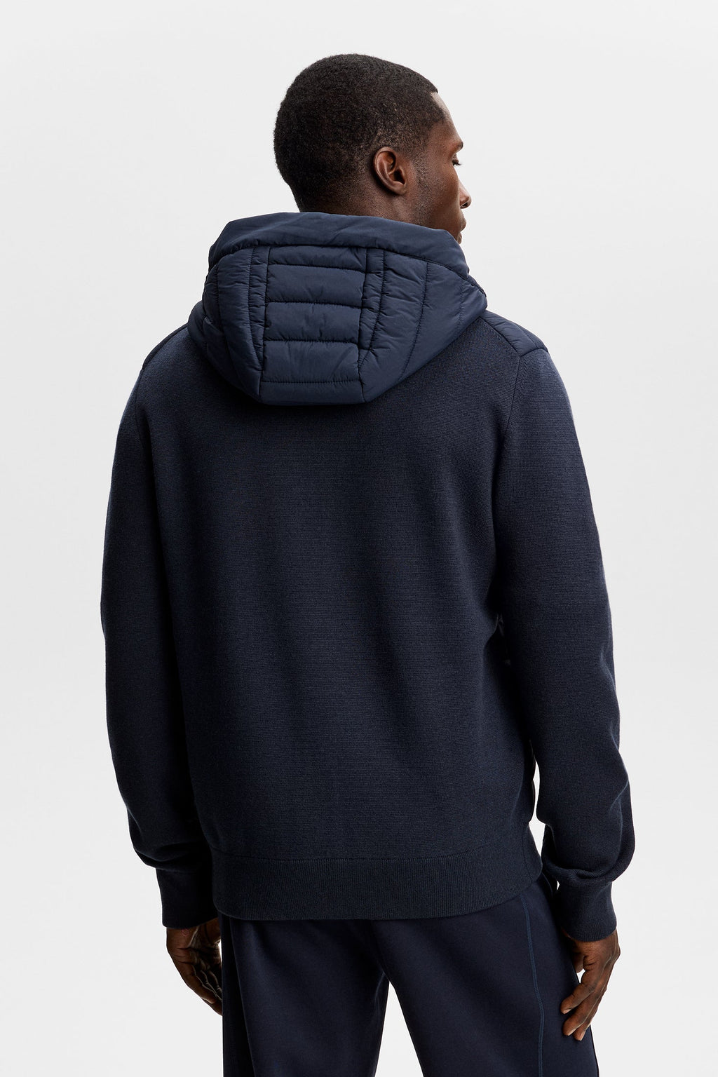 Thaden Knit Hood Hybrid Jacket Genser