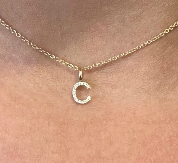 Letter C with Chain