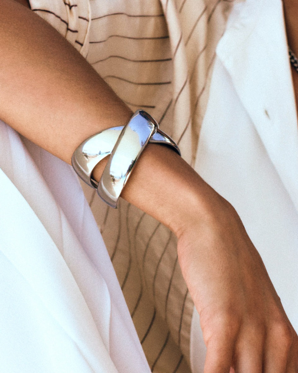 Alexa Bangle Steel Armbånd