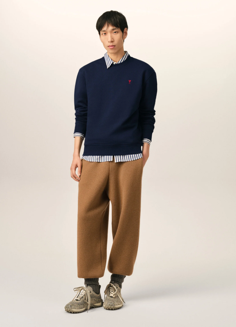 SWEATSHIRT WITH RED AMI DE COEUR