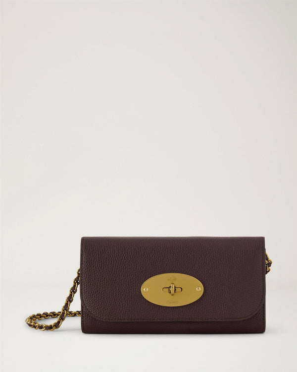 Lily Chain Wallet Small Classic Grain
