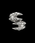 Claw Double Ring - Silver Ring