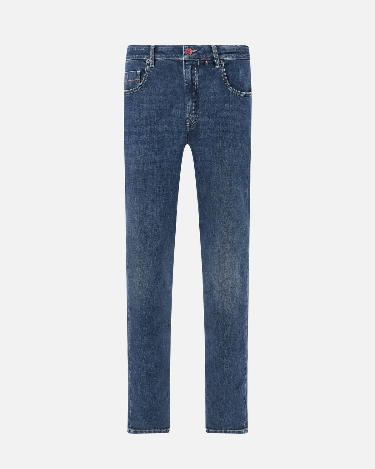 MEN'S RED RIVET 5 POCKETS JEANS Jeans