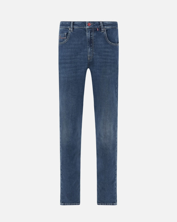 Red Rivet 5 Pockets Jeans