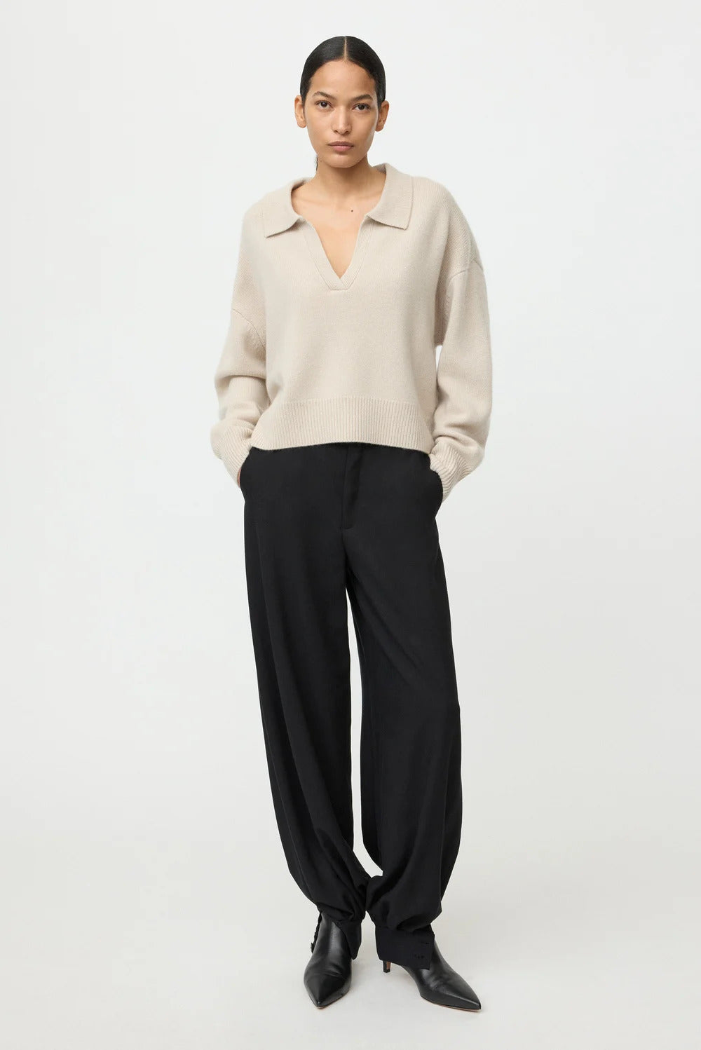 Relaxed fit polo shirt
