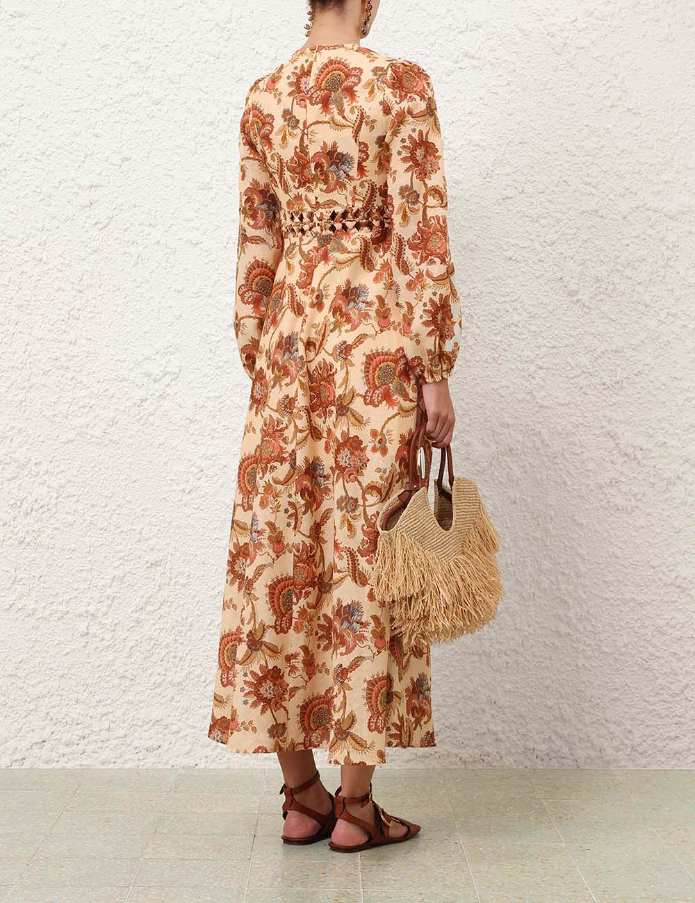 Aster Long Sleeve Midi Dress