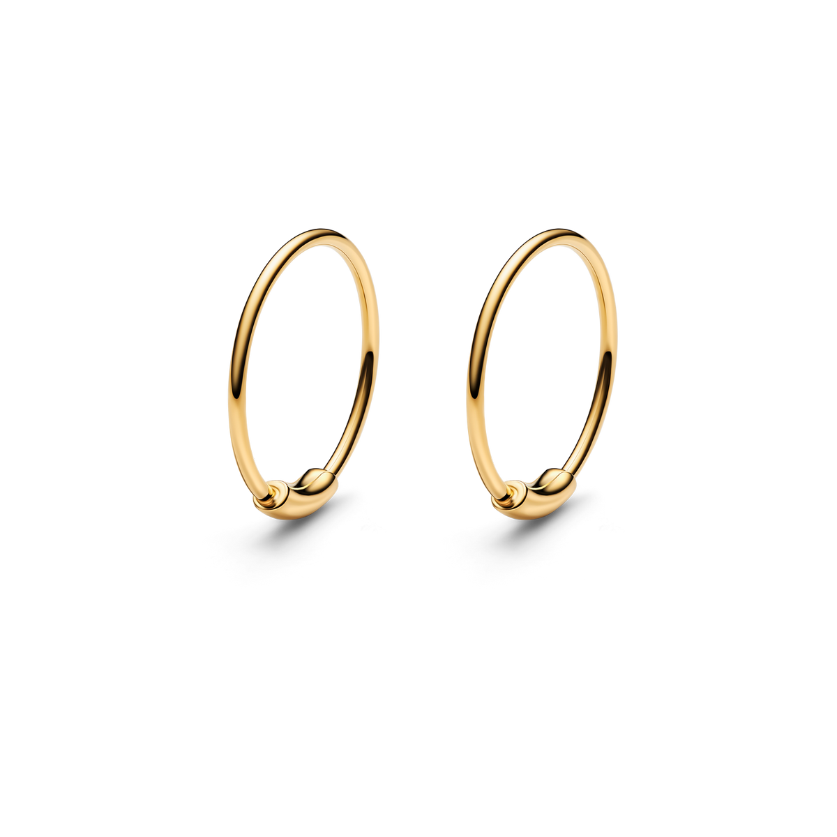 Basic 12 Hoop Gold HP Ørepynt