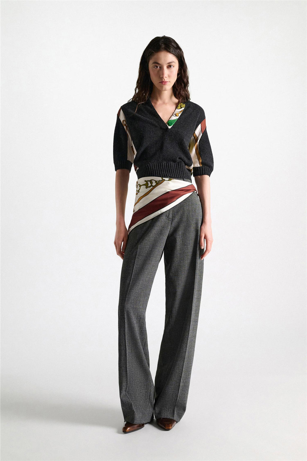 GRAPHIC TWIST pants