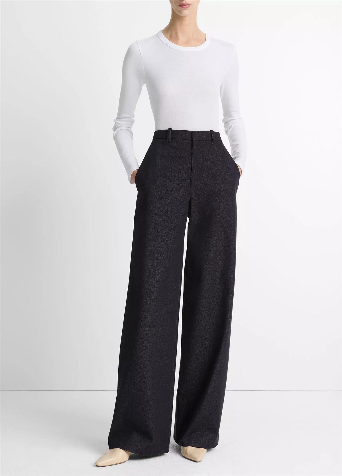 Essential Pima Cotton-Blend Long-Sleeve T-Shirt