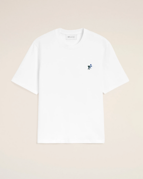 T-Shirt with Embroidery Ami de Cœur Tulipe