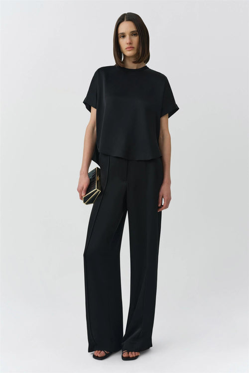 ADDY S/S KNIT BACK T-SHIRT