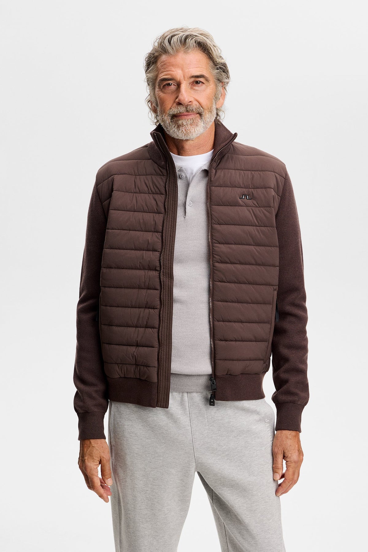 Boen Knit Hybrid Jacket Genser