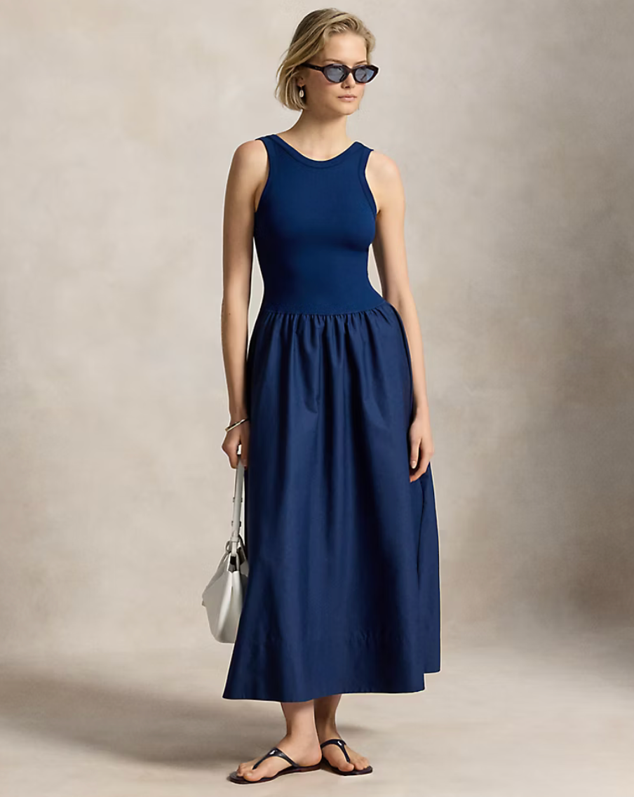 WOVEN-FIT & FLARE-DRESSES
