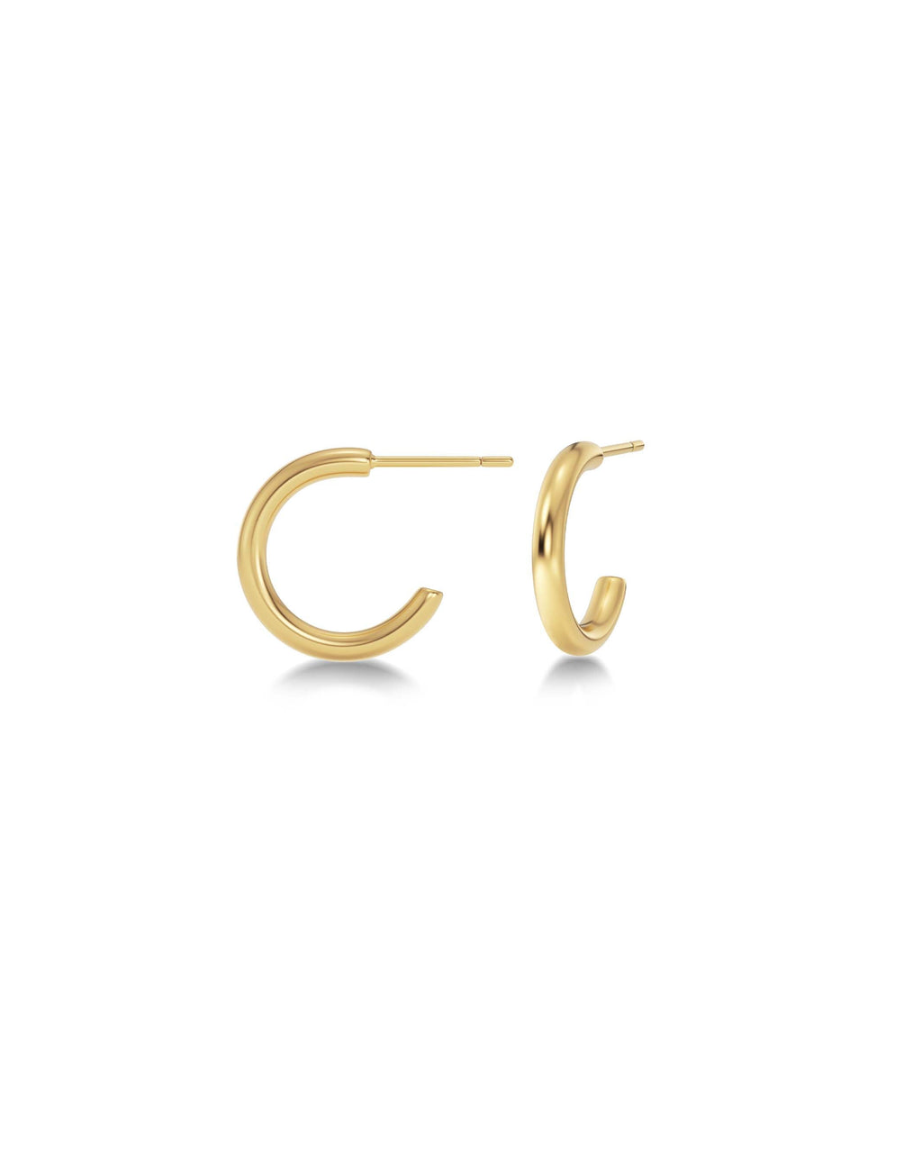 Hoops Earrings Gold Small Ørepynt