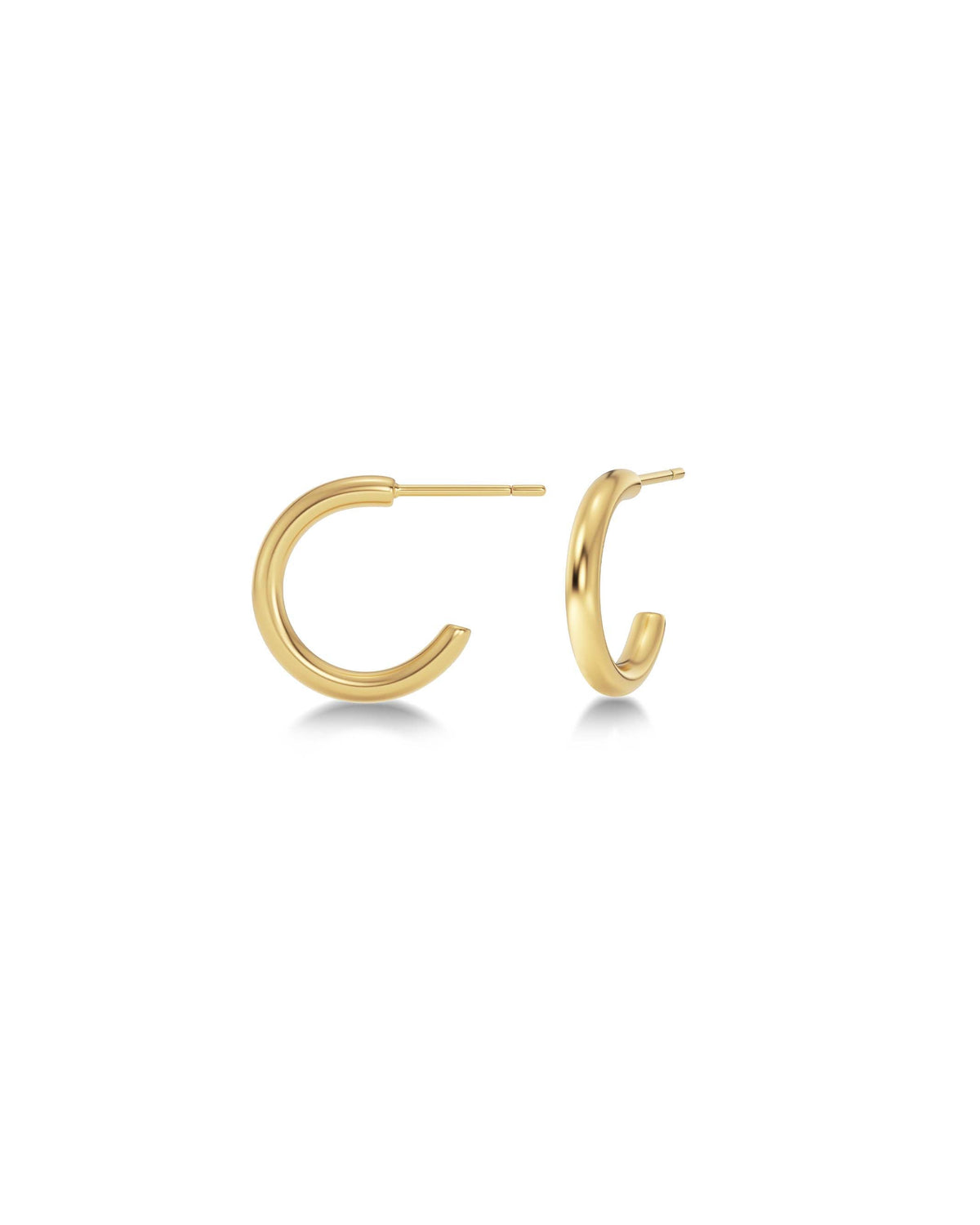 Hoops Earrings Gold Small Ørepynt