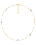 Perla Necklace Multi Gold Smykke