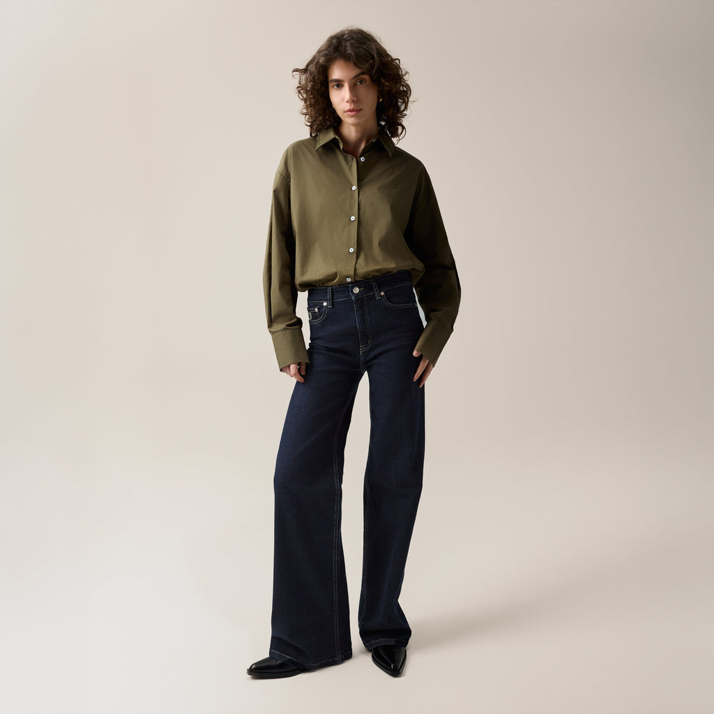 Palazzo Deeply Rinse Jeans