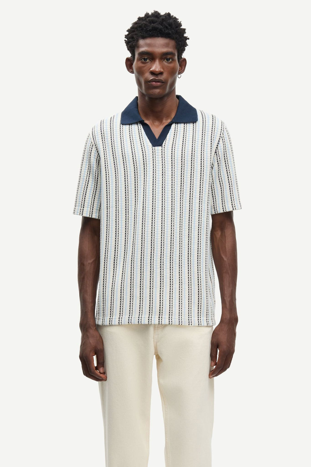 Samac V-Neck Polo 16091