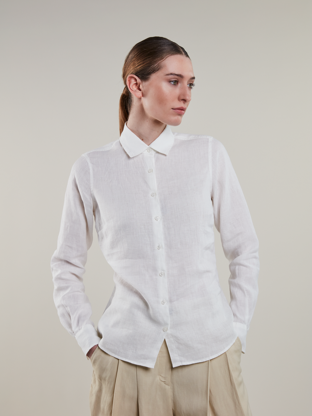 Stenströms Sofie Shirt Round Cuff Skjorte