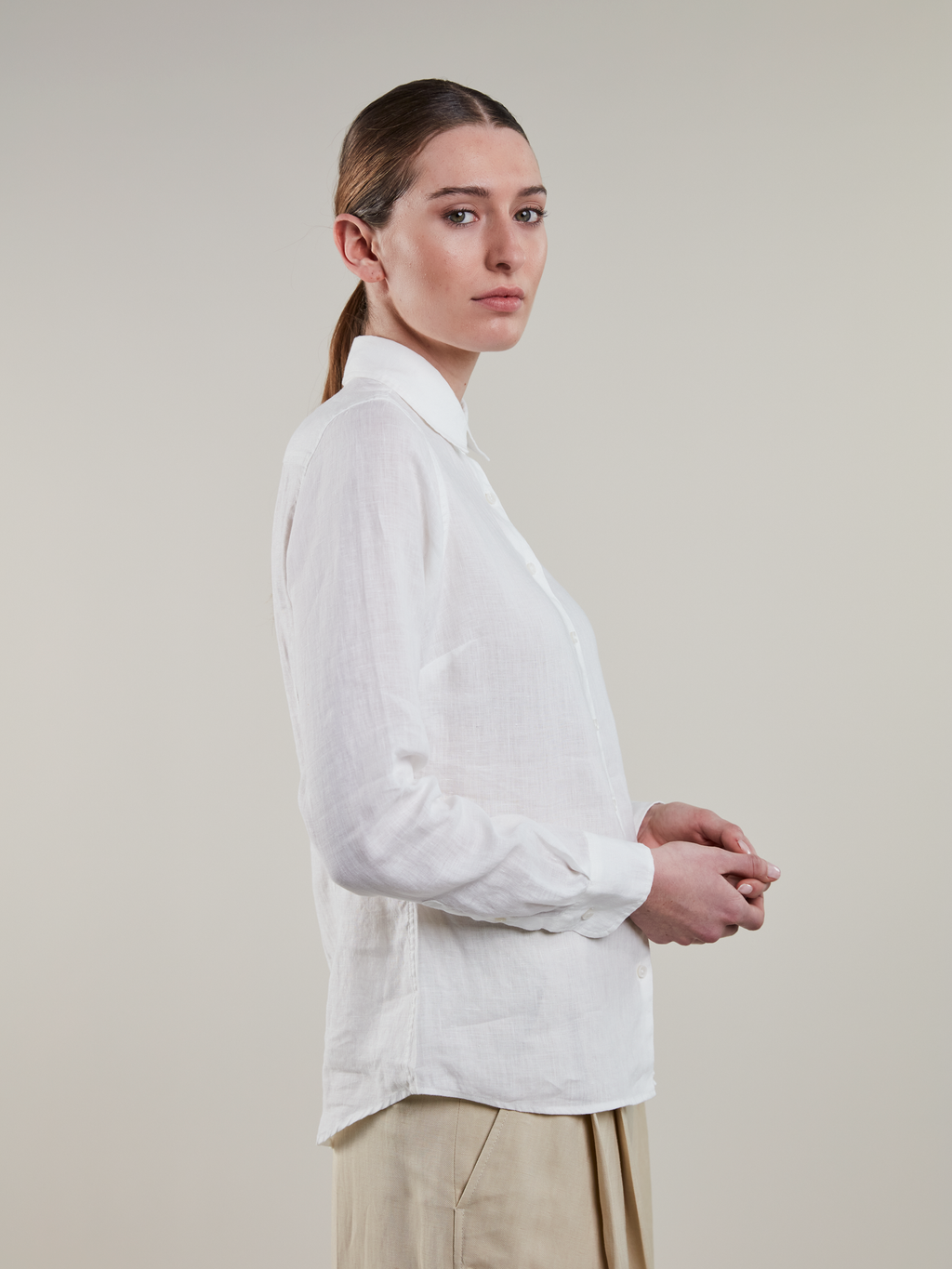 Stenströms Sofie Shirt Round Cuff Skjorte