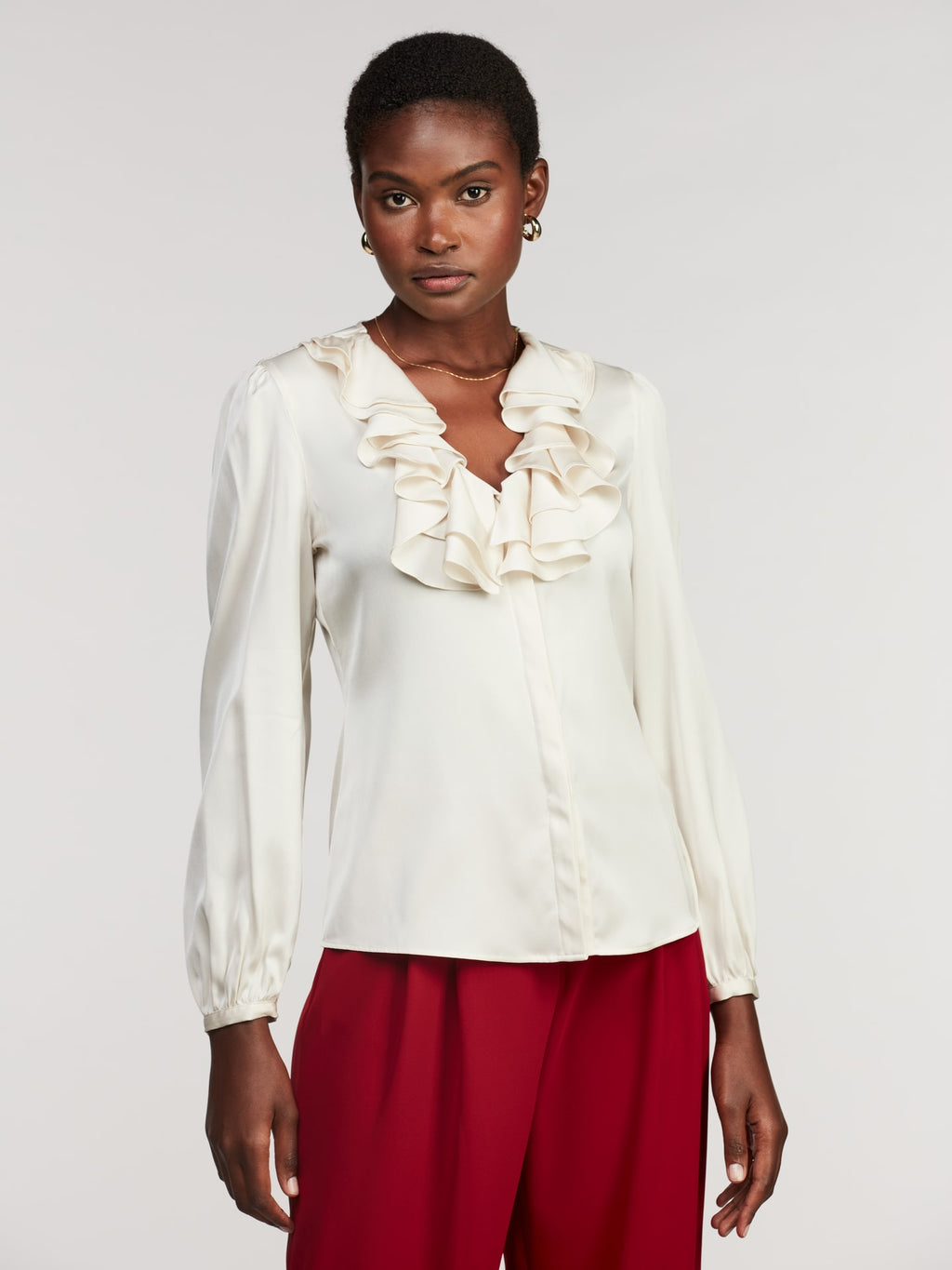 Mona Blouse frill Skjorter og bluser
