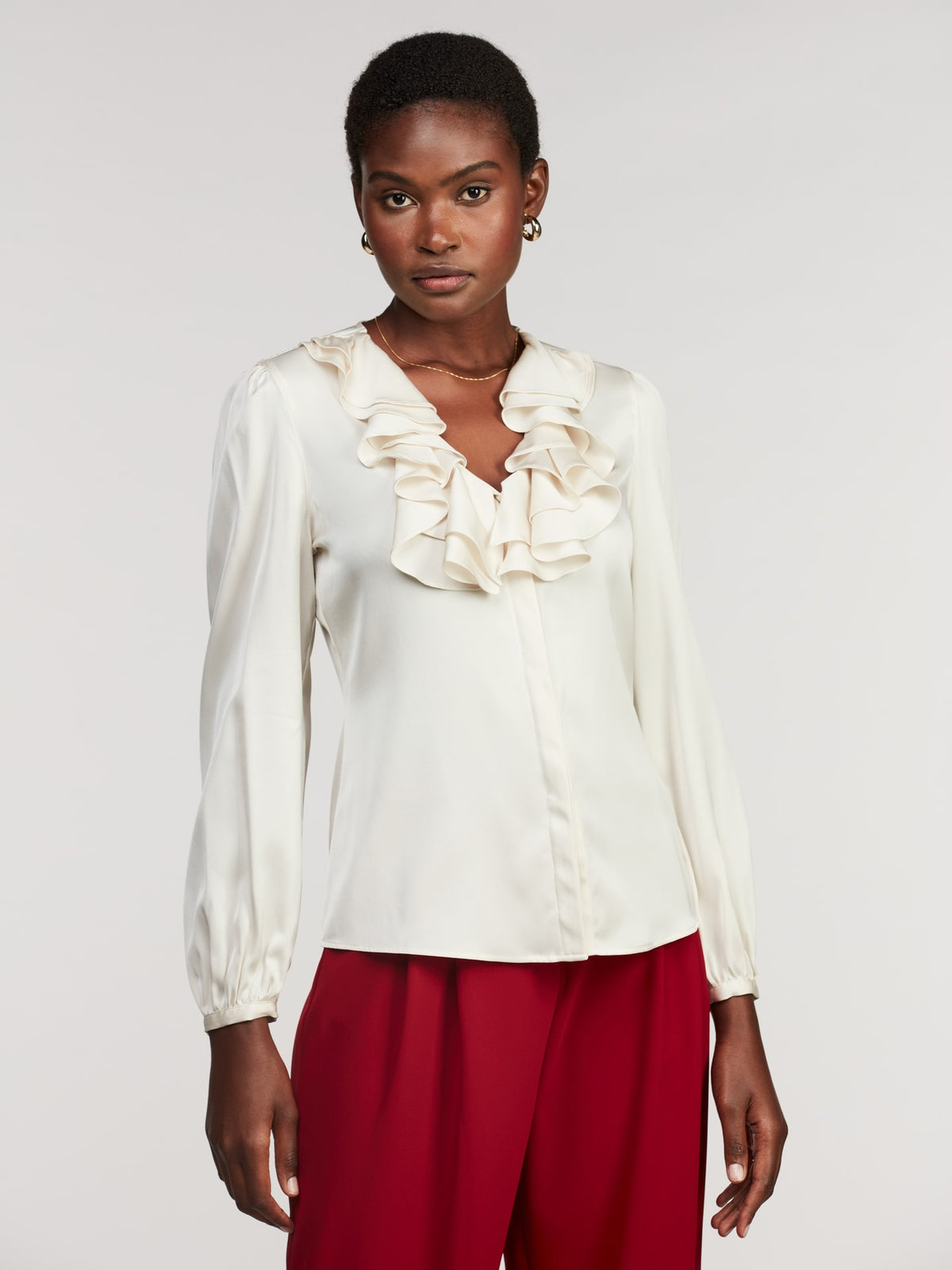 Mona Blouse frill Skjorter og bluser