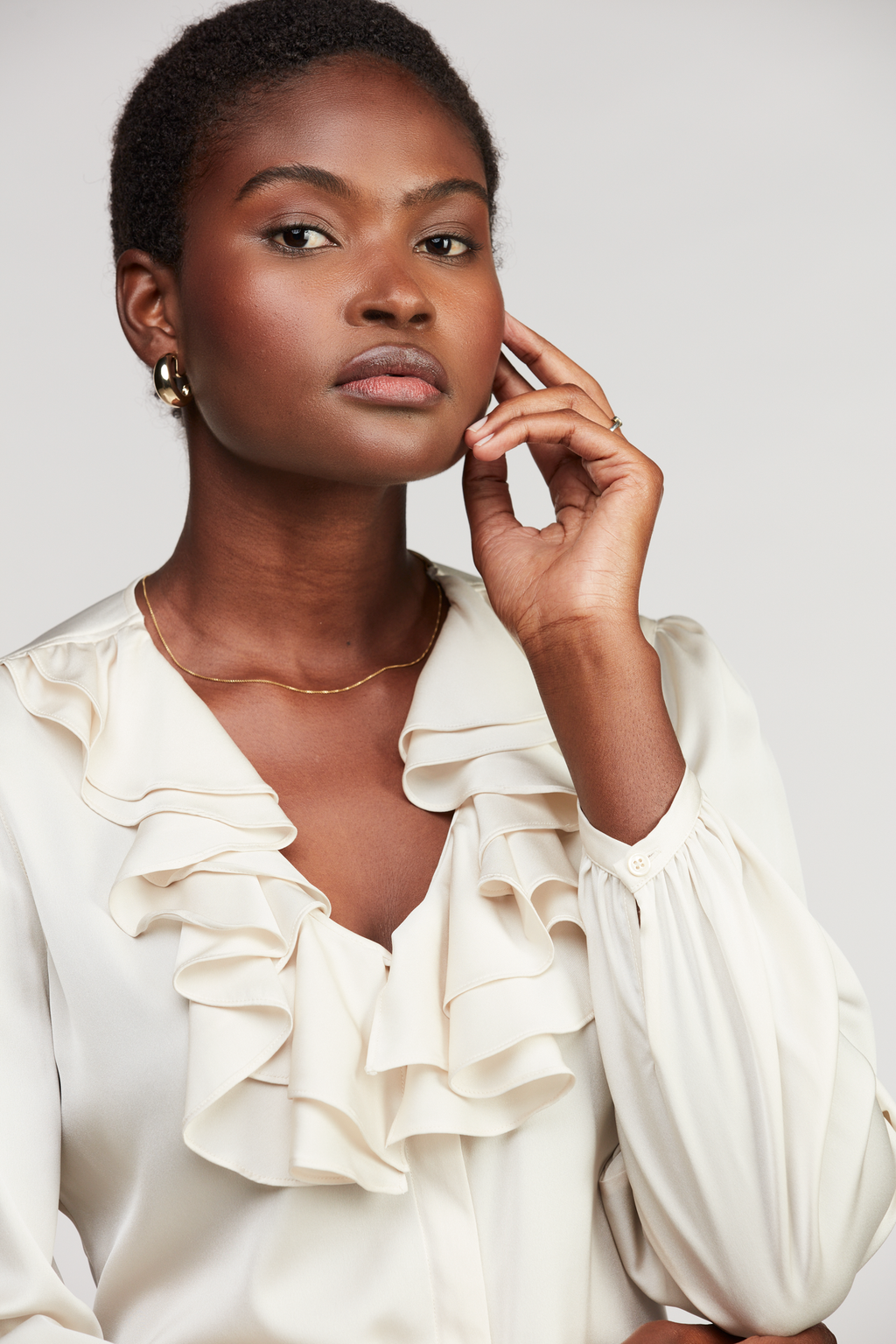 Mona Blouse frill Skjorter og bluser
