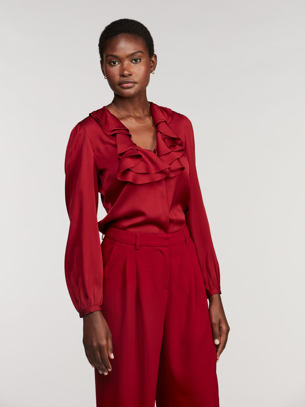 Mona Blouse frill Skjorter og bluser