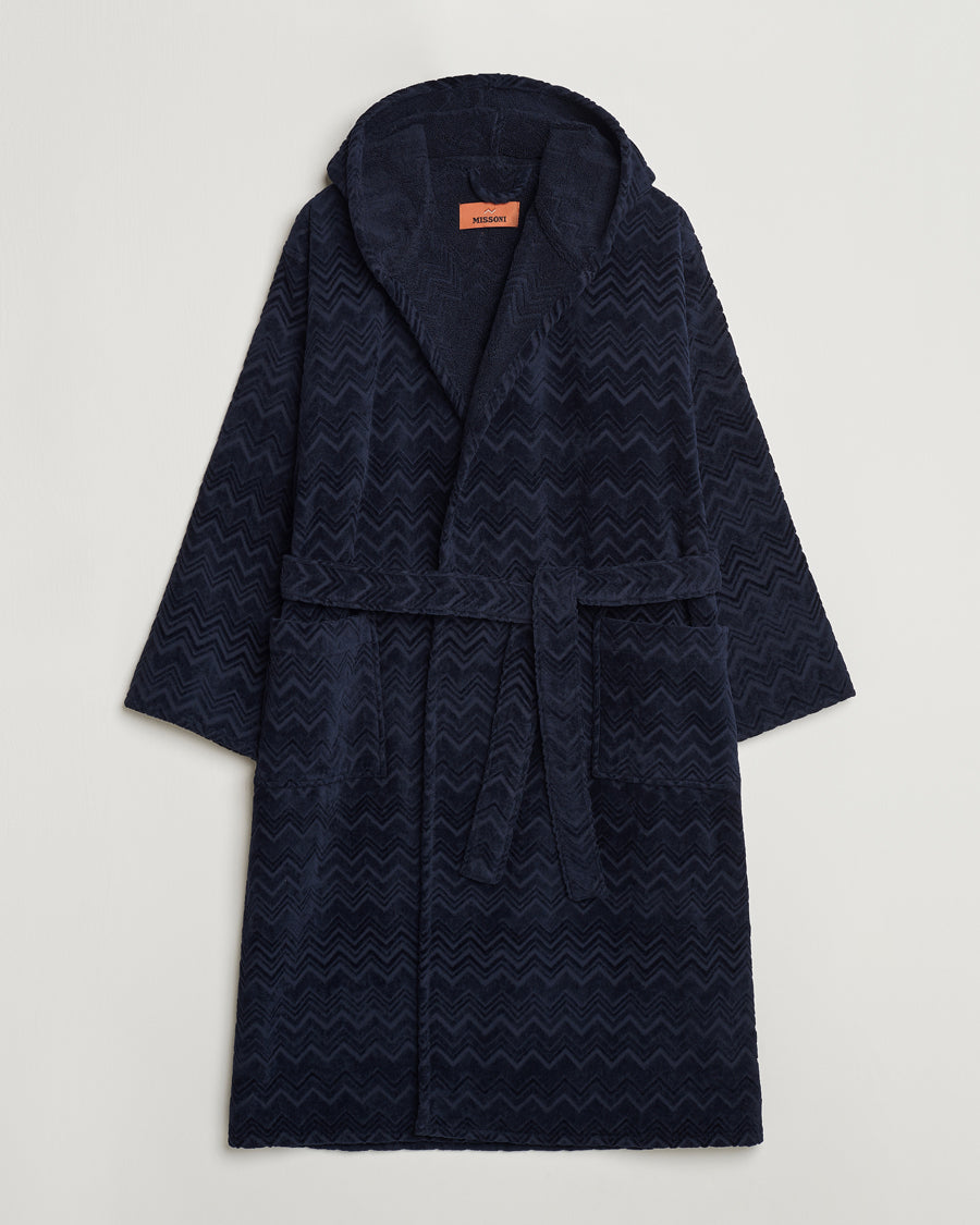 CHALK HOODED BATHROBE MOD.19_NEW Tekstilinteriør