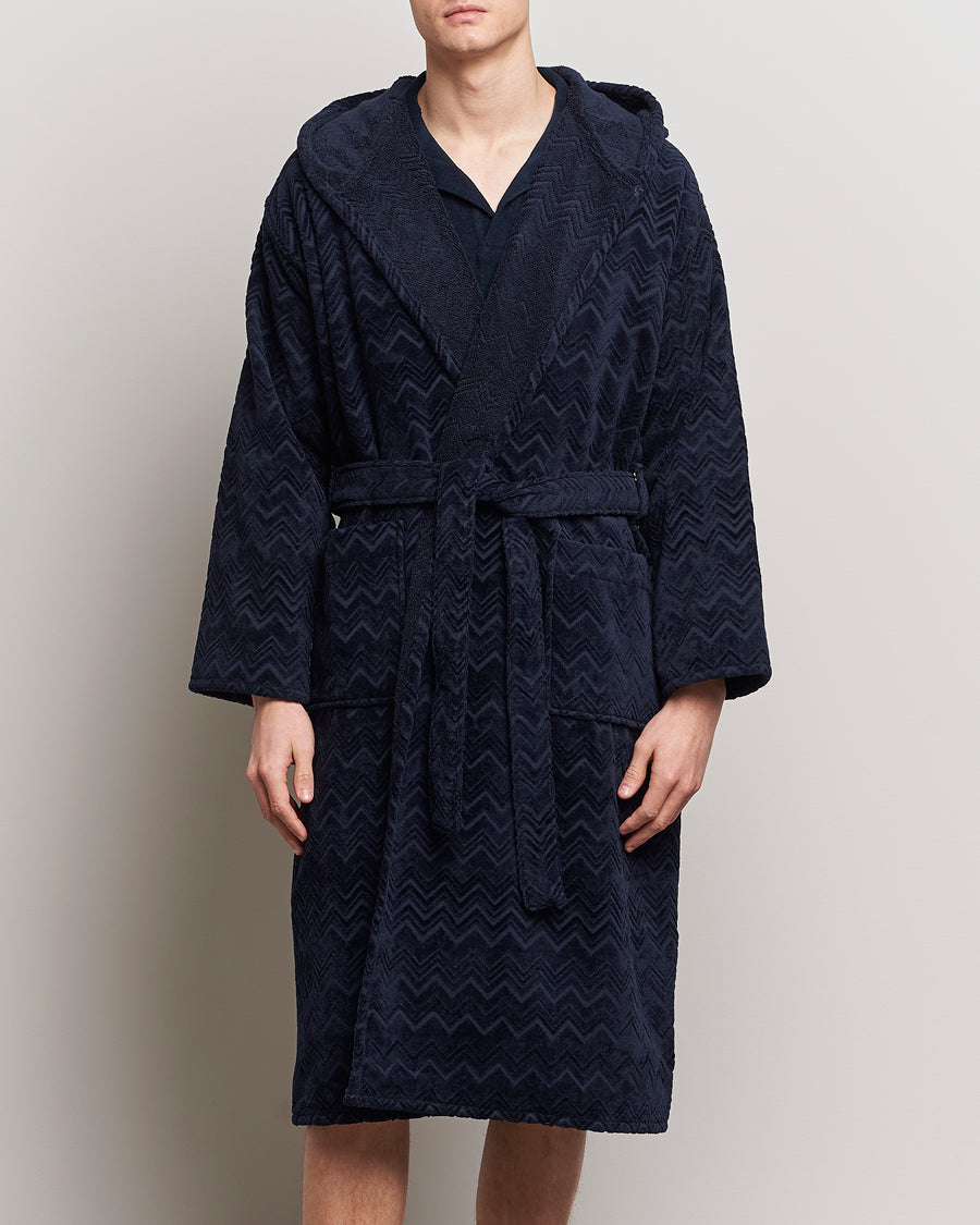 CHALK HOODED BATHROBE MOD.19_NEW Tekstilinteriør
