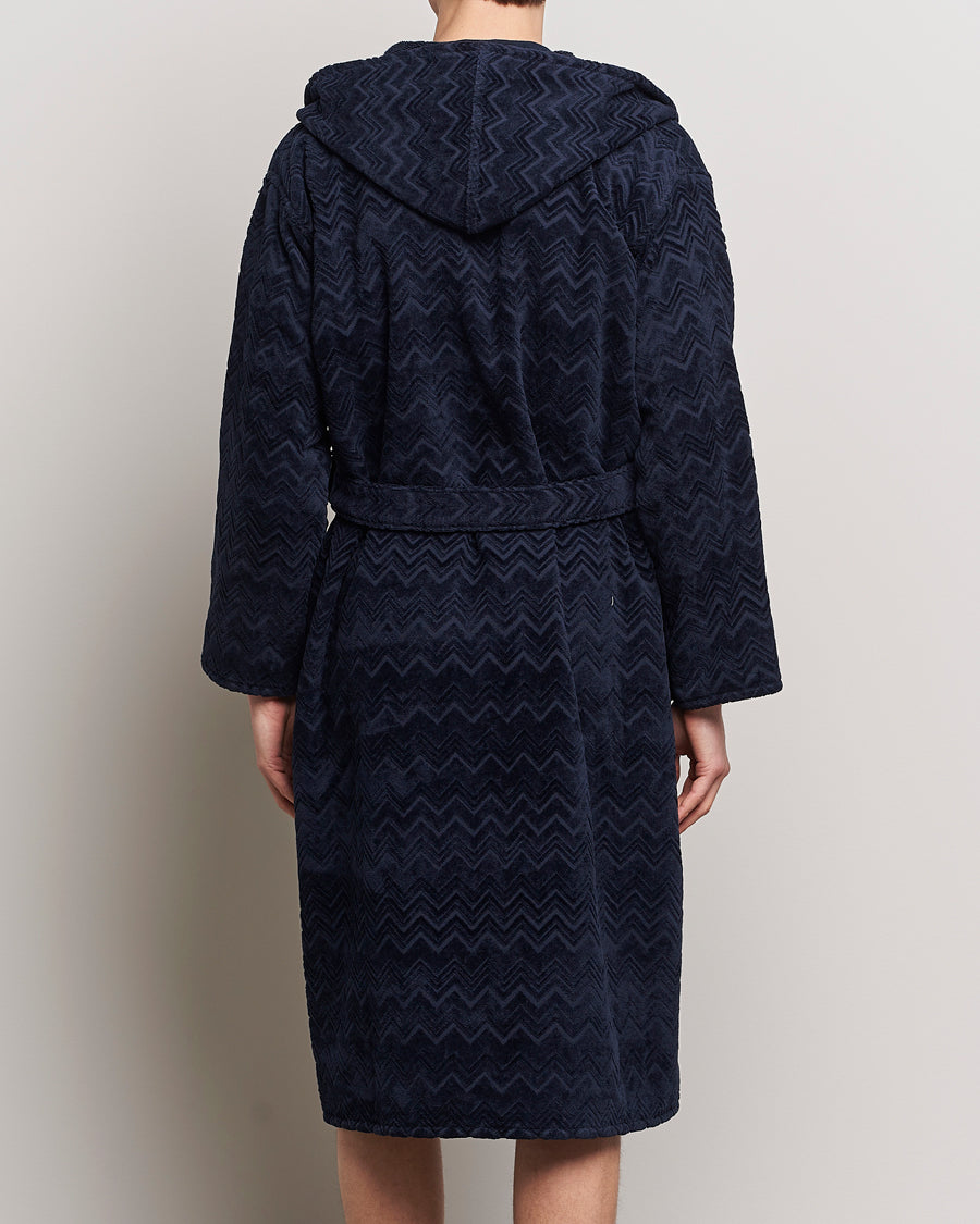 CHALK HOODED BATHROBE MOD.19_NEW Tekstilinteriør