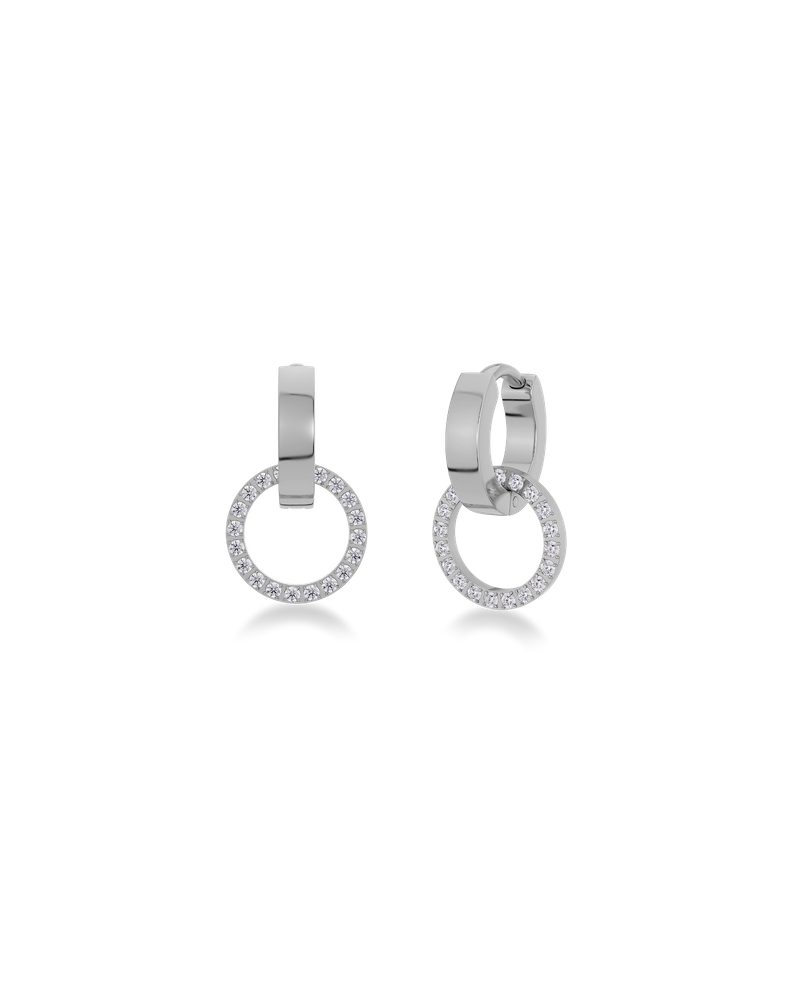 Eternal Orbit Earrings Steel Ørepynt