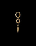 Chaos Queen Earring - Gold-plated Silver Ørepynt