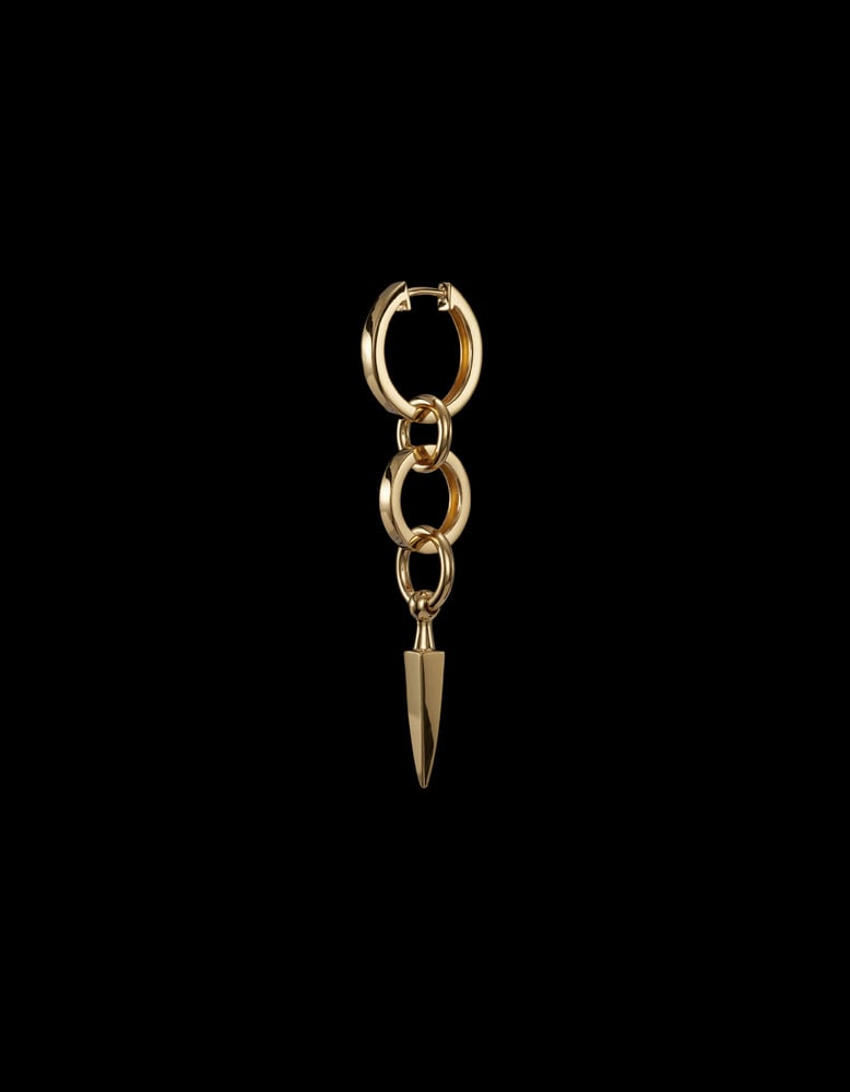Chaos Queen Earring - Gold-plated Silver Ørepynt